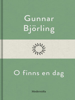 cover image of O finns en dag